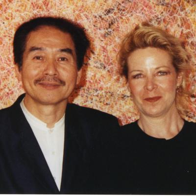 Avec Morio Matsui  exposition Saint Paul de Vence